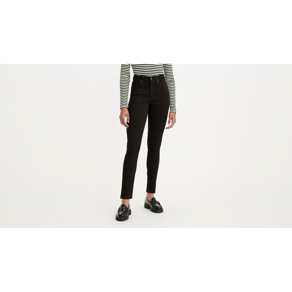 Levi's Women's 721 High-rise Skinny Jeans in Soft Black Size‎ 25